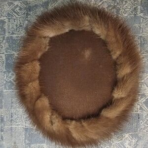 Vintage Mink and Velvet Women's Hat
